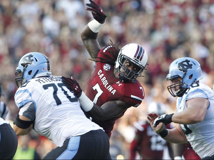 North Carolina Vs. South Carolina College Football 2015 - OTLSM