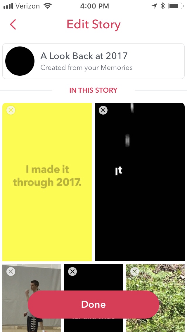 How to Save The A Look Back At 2017 Snapchat Story On Your Camera Roll